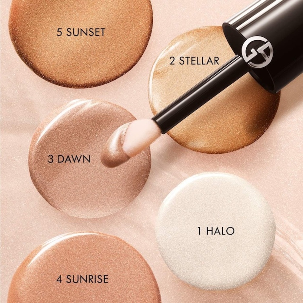 NIB Giorgio Armani Beauty Luminous Silk Acqua Highlighter in Shade #1 “Halo” - Picture 5 of 11